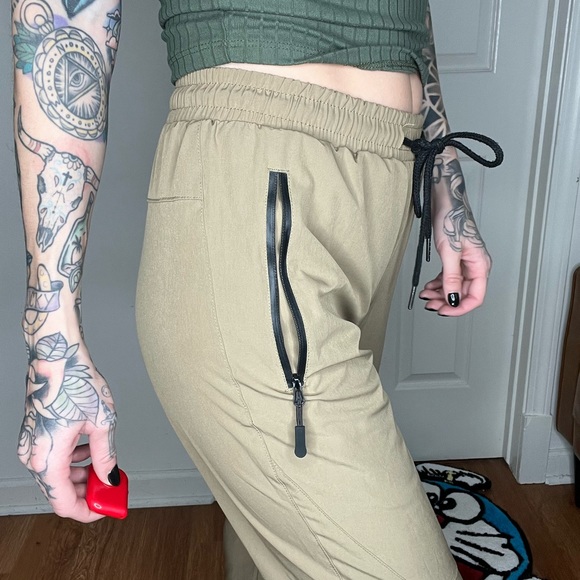 Tan track jogger pants - Picture 5 of 7